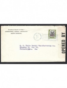 Carta República Dominicana censura militar Otros Mundial - 1900 a 1930.