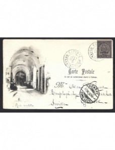 Tarjeta postal ilustrada Túnez Bizerta Otros Mundial - Siglo XIX.