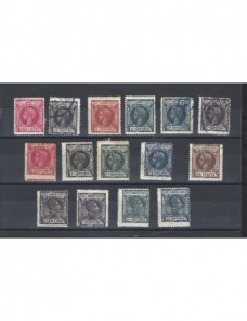 Lote de sellos Elobey Corisco y Annobón Alfonso XIII Cadete Colonias y posesiones - 1900 a 1930.