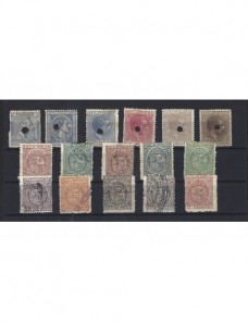 Lote de sellos de telégrafos Filipinas Colonias y posesiones - Siglo XIX.