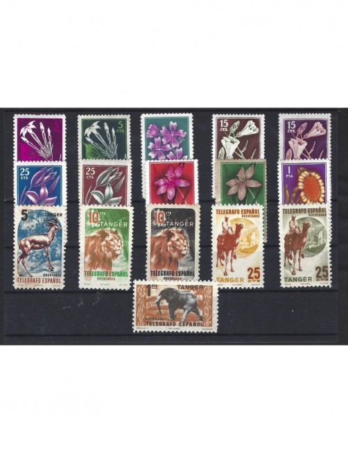 Lote de sellos benéficos Tánger Colonias y posesiones - Desde 1950.