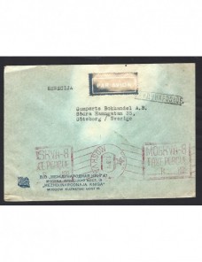 Carta aérea U.R.S.S. franqueo mecánico Otros Europa - Desde 1950.
