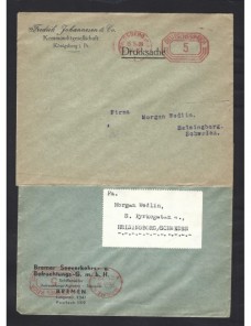 Lote de impresos Alemania franqueo mecánico Alemania - 1900 a 1930.