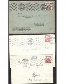Lote de cartas Bohemia Moravia ocupación Alemania matasellos rodillo Colonias y posesiones - 1931 a 1950.