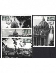 Lote de tarjetas postales ilustradas Ciudad del Vaticano Otros Europa - Desde 1950.