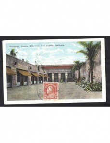 Tarjeta postal ilustrada Estados Unidos EEUU - 1900 a 1930.