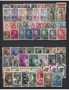 Lote de sellos Bélgica 1932 a 1939 Otros Europa - 1931 a 1950.