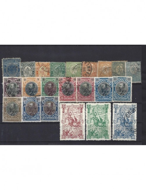 Lote de sellos Bulgaria siglo XIX Otros Europa - Siglo XIX.