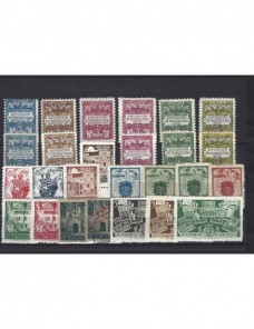 Lote de sellos España recargo Barcelona España - 1931 a 1950.