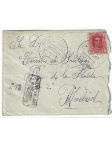 Carta de España Alfonso XIII Puebla de Montalbán España - 1900 a 1930.
