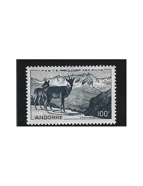 Lote temático. Tema fauna. Sello aéreo de Andorra correo francés Otros Europa - 1931 a 1950.