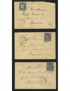 Tres cartas Francia S. XIX III República Francia - Siglo XIX.