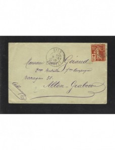 Carta Francia vía Cruz Roja I Guerra Mundial Prisioneros de guerra - I Guerra Mundial.