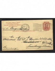 Tarjeta entero postal EE. UU. I Guerra Mundial Bando Aliado - I Guerra Mundial.