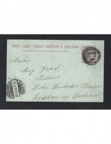 Tarjeta postal ilustrada Gran Bretaña Gran Bretaña - Siglo XIX.