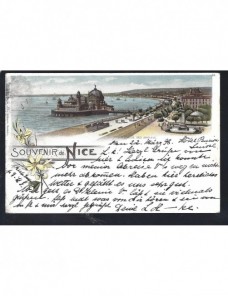 Tarjeta postal ilustrada Francia Francia - Siglo XIX.