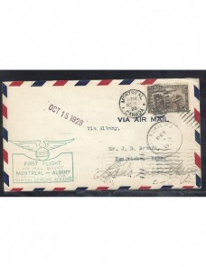 Carta correo aéreo Canadá primer vuelo Otros Mundial - 1900 a 1930.