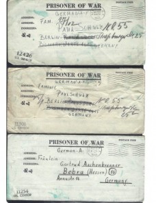 Seis cartas prisioneros de guerra Estados Unidos II G.M. censura  Prisioneros de guerra - II Guerra Mundial.