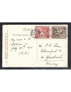 Tarjeta postal ilustrada Gran Bretaña Jorge V Gran Bretaña - 1900 a 1930.