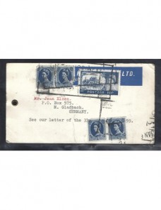 Etiqueta de fardo postal Gran Bretaña Isabel II Gran Bretaña - Desde 1950.