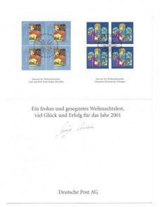 Lote temático. Tema Navidad. Documento primer día Alemania Otros elementos temáticos.