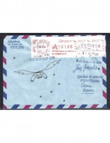 Carta aérea Perú etiquetas postales Otros Mundial - Desde 1950.
