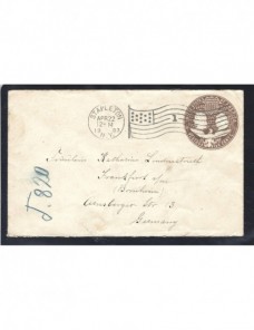 Sobre entero postal Estados Unidos EEUU - 1900 a 1930.
