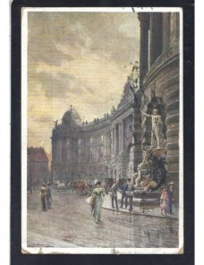 Tarjeta postal ilustrada Austria imagen de Viena Otros Europa - 1900 a 1930.