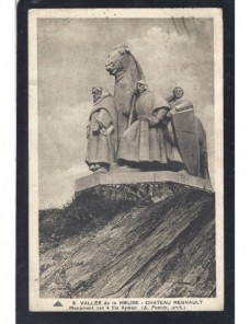 Tarjeta postal ilustrada Francia Las Ardenas Francia - 1931 a 1950.