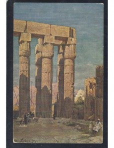 Tarjeta postal ilustrada Egipto Luxor Otros Mundial - 1900 a 1930.