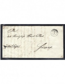 Prefilatelia Alemania carta Cottbus Alemania - Siglo XIX.