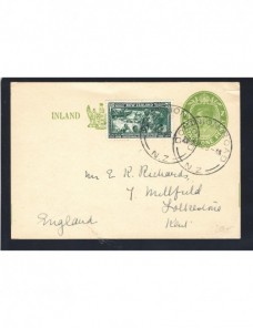 Tarjeta entero postal Nueva Zelanda Otros Mundial - 1931 a 1950.