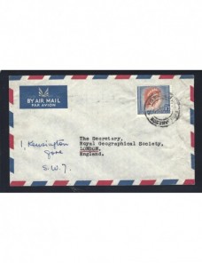 Carta aérea Rhodesia matasellos especial Colonias y posesiones - Desde 1950.