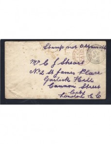 Carta militar inglesa Sudáfrica guerra Anglo Boer Colonias y posesiones - 1900 a 1930.