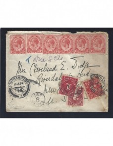 Carta Sudáfrica sellos de tasa Estados Unidos Colonias y posesiones - 1900 a 1930.