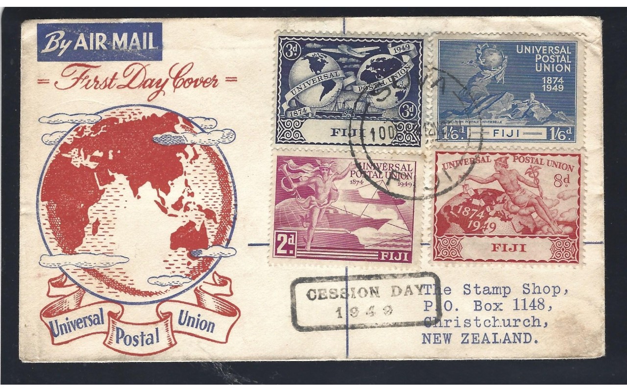 Carta de Fidji F.D.C. Otros Mundial - 1931 a 1950.