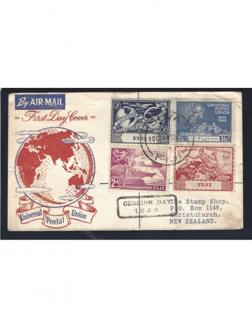 Carta de Fidji F.D.C. Otros Mundial - 1931 a 1950. Carta de Fidji F.D.C. Otros Mundial - 1931 a 1950.