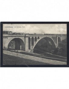 Tarjeta postal ilustrada Luxemburgo Puente Nuevo Otros Europa - 1900 a 1930.