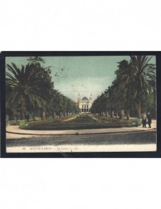 Tarjeta postal ilustrada Mónaco Casino de Montecarlo Otros Europa - 1900 a 1930.