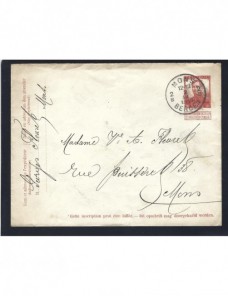 Sobre entero postal Bélgica  Otros Europa - 1900 a 1930.