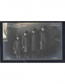 Tarjeta postal ilustrada Alemania I Guerra Mundial príncipes imperiales Imperios Centrales - I Guerra Mundial.
