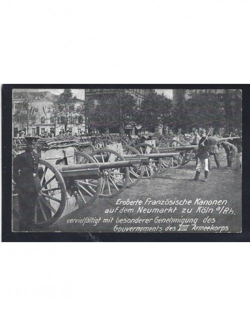 Tarjeta postal ilustrada Alemania I Guerra Mundial cañones Imperios Centrales - I Guerra Mundial. Tarjeta postal ilustrada Alemania I Guerra Mundial cañones Imperios Centrales - I Guerra Mundial.