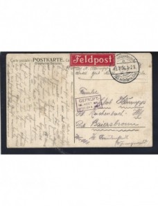 Tarjeta postal ilustrada Alemania I Guerra Mundial censura Imperios Centrales - I Guerra Mundial.