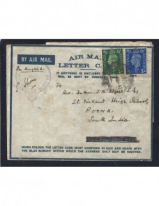 Aerograma Gran Bretaña censura II Guerra Mundial Bando Aliado - II Guerra Mundial.