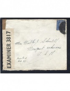 Carta Gran Bretaña censura II Guerra Mundial Bando Aliado - II Guerra Mundial.