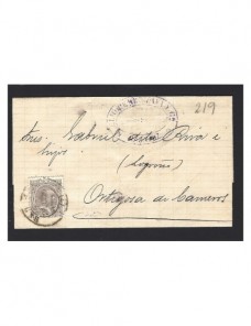 Carta España Alfonso XIII Badajoz España - Siglo XIX.