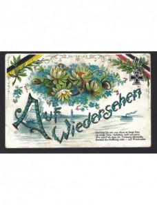 Tarjeta postal Alemania coloreada y relieve Alemania - 1900 a 1930.