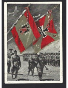 Tarjeta postal ilustrada Alemania Legión Condor Zona Nacional - Guerra Civil Española.