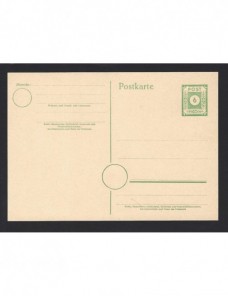 Tarjeta entero postal Alemania zona ocupación soviética Alemania - 1931 a 1950.