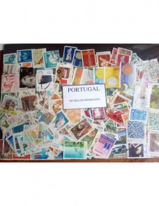 Lote de 500 sellos surtidos de Portugal calidad usado Otros Europa - Desde 1950.